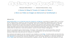 Desktop Screenshot of malwaremustdie.org